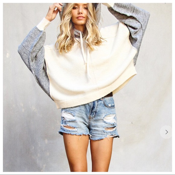 ✨LAST ONE✨Colorblock sweater/sweatshirt hoodie - Picture 4 of 8